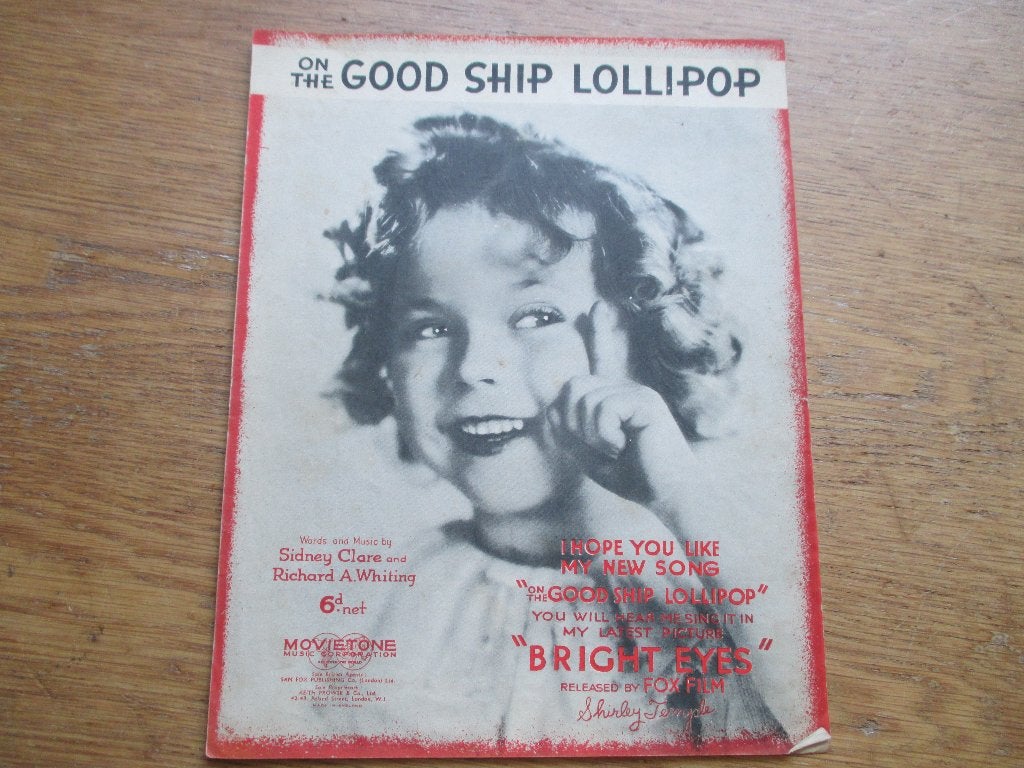 ON THE GOOD SHIP LOLLIPOP, Zang, Gebruikt, Ophalen of Verzenden, Artiest of Componist