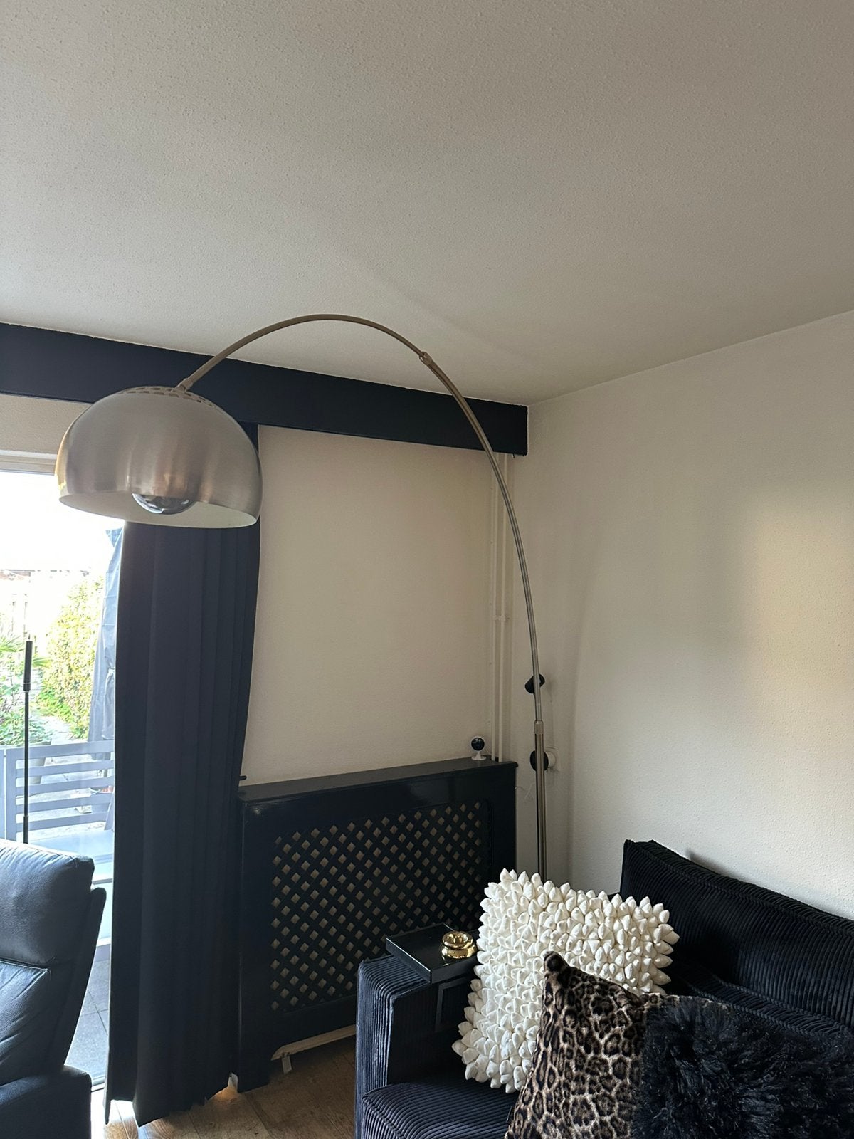 Vloerlamp zilver