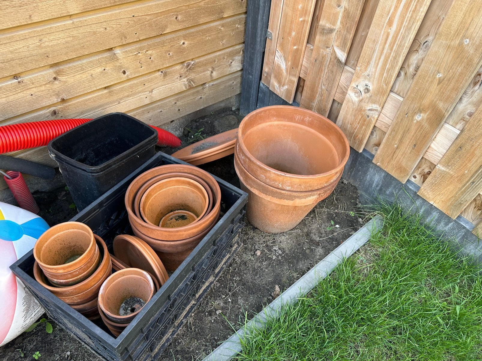 Terracotta potten, Tuin en Terras, Bloembakken en Plantenbakken, Ophalen, Steen, Minder dan 30 cm, Rond