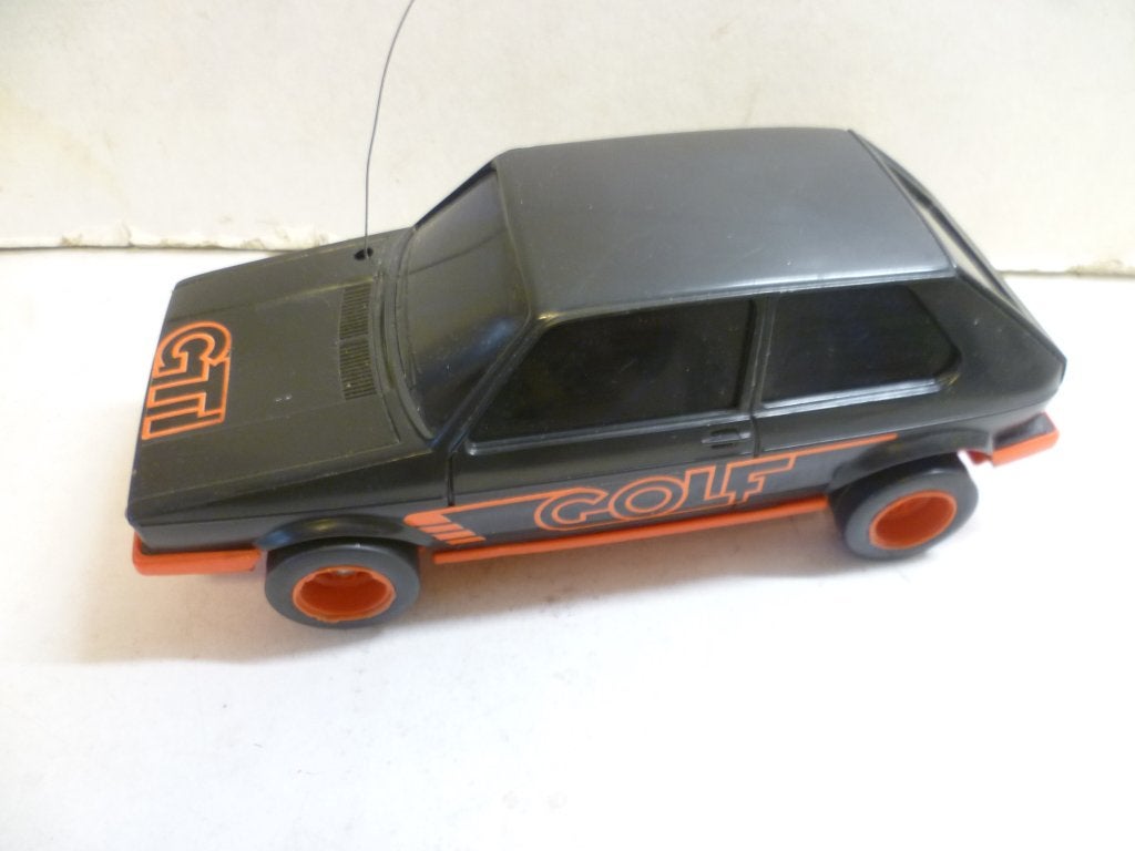 Joustra France kunststof Golf GTI 80er jaren 19cm modelauto., Hobby en Vrije tijd, Ophalen of Verzenden, Gebruikt, Auto