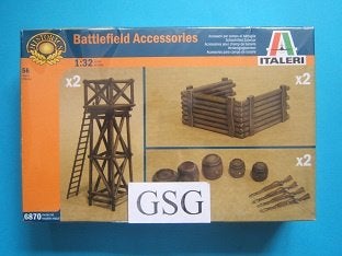 Battlefield accessories 1:32 nr. 6870-01, Hobby en Vrije tijd, Modelbouw | Figuren en Diorama's, Ophalen, Nieuw, 1:35 tot 1:50