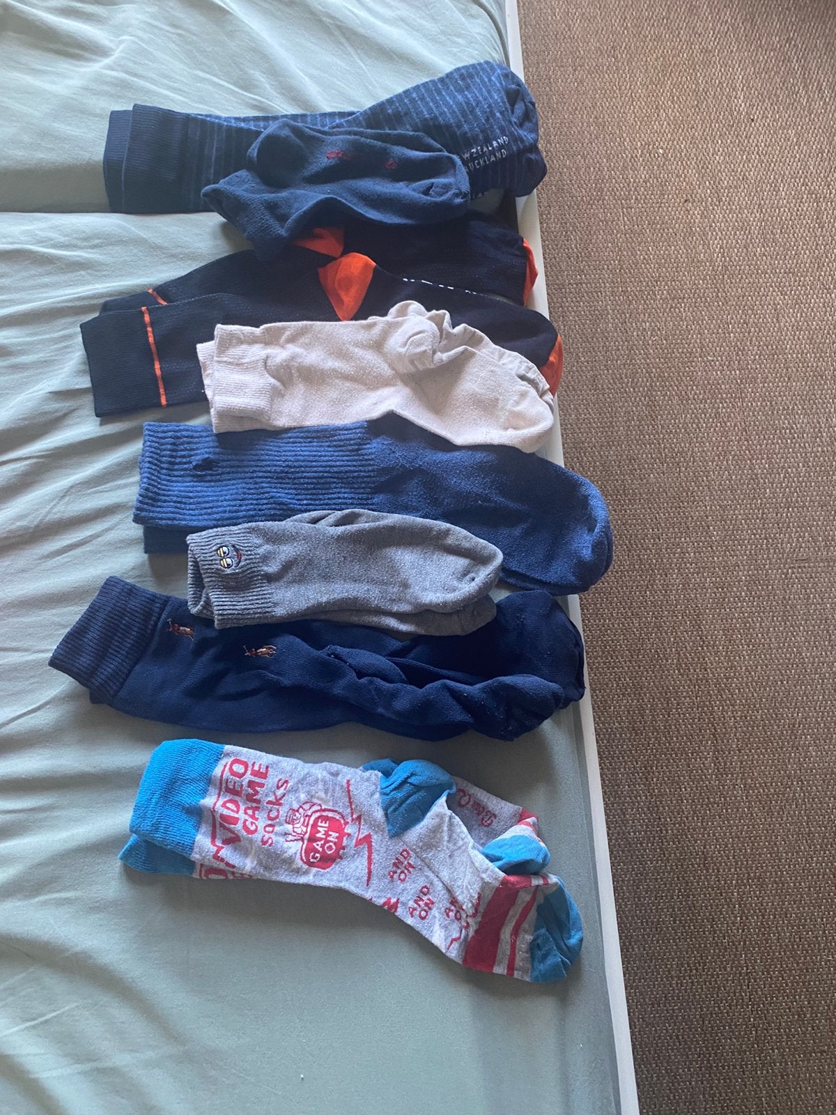 Allerlei heren sokken, Ophalen of Verzenden, Gedragen, Maat 39 t/m 42, Blauw