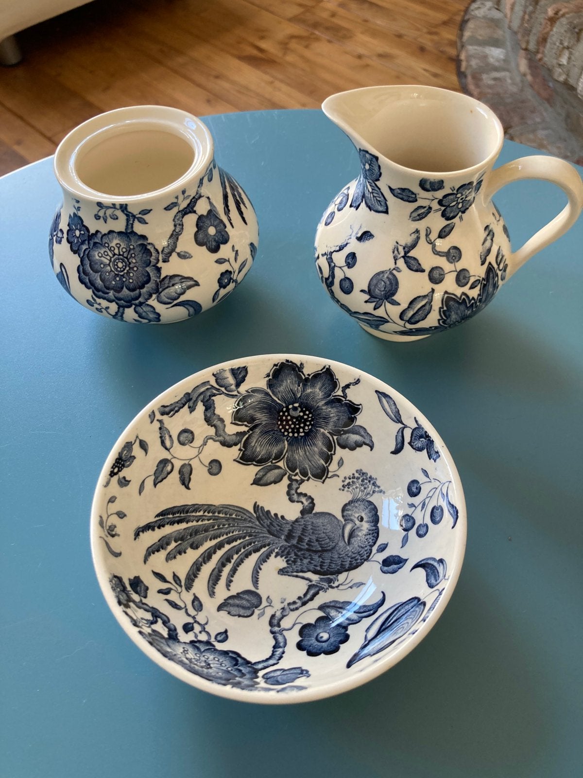 Melkkan, suikerpot, en schaaltje Villeroy Boch Paradiso, Ophalen of Verzenden