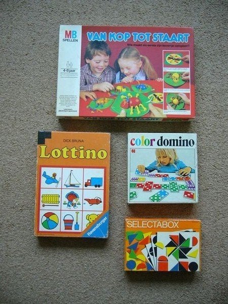 MB van kop tot staart + Jumbo color domino, Ophalen of Verzenden