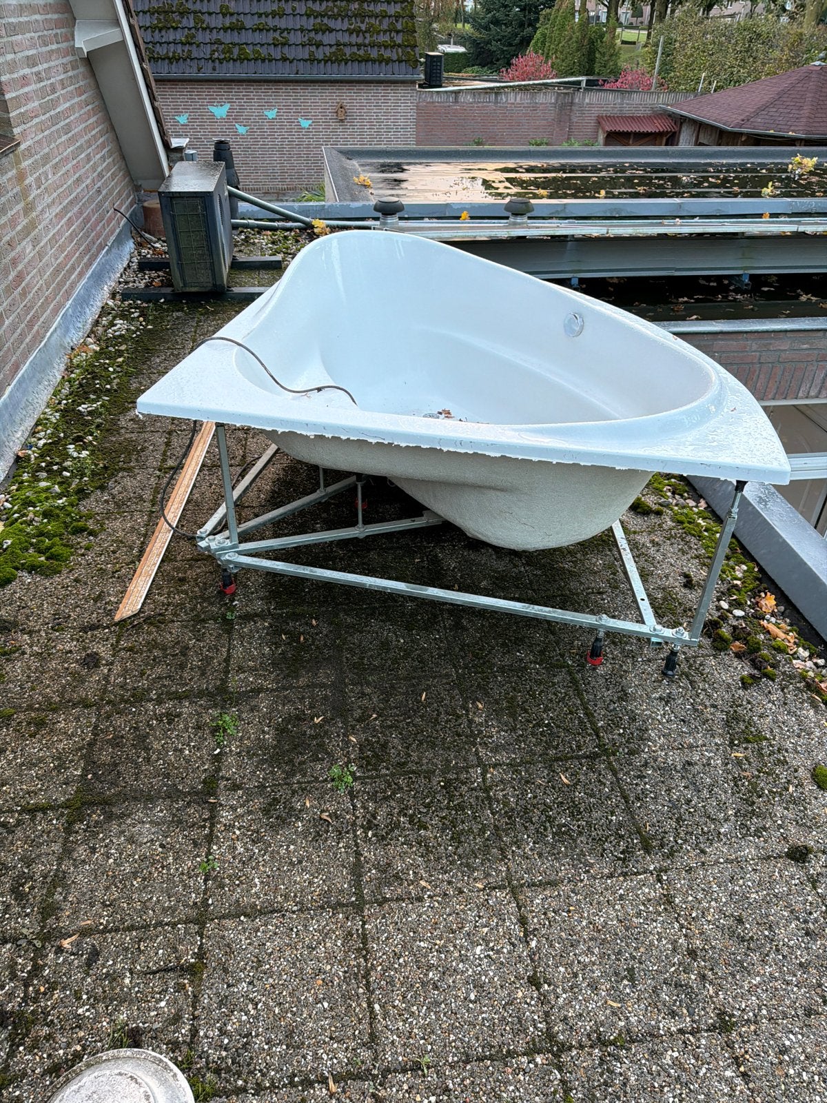 Riho whirlpool 153 bij 153 - Complete set voor ontspanning, Ophalen, Gebruikt