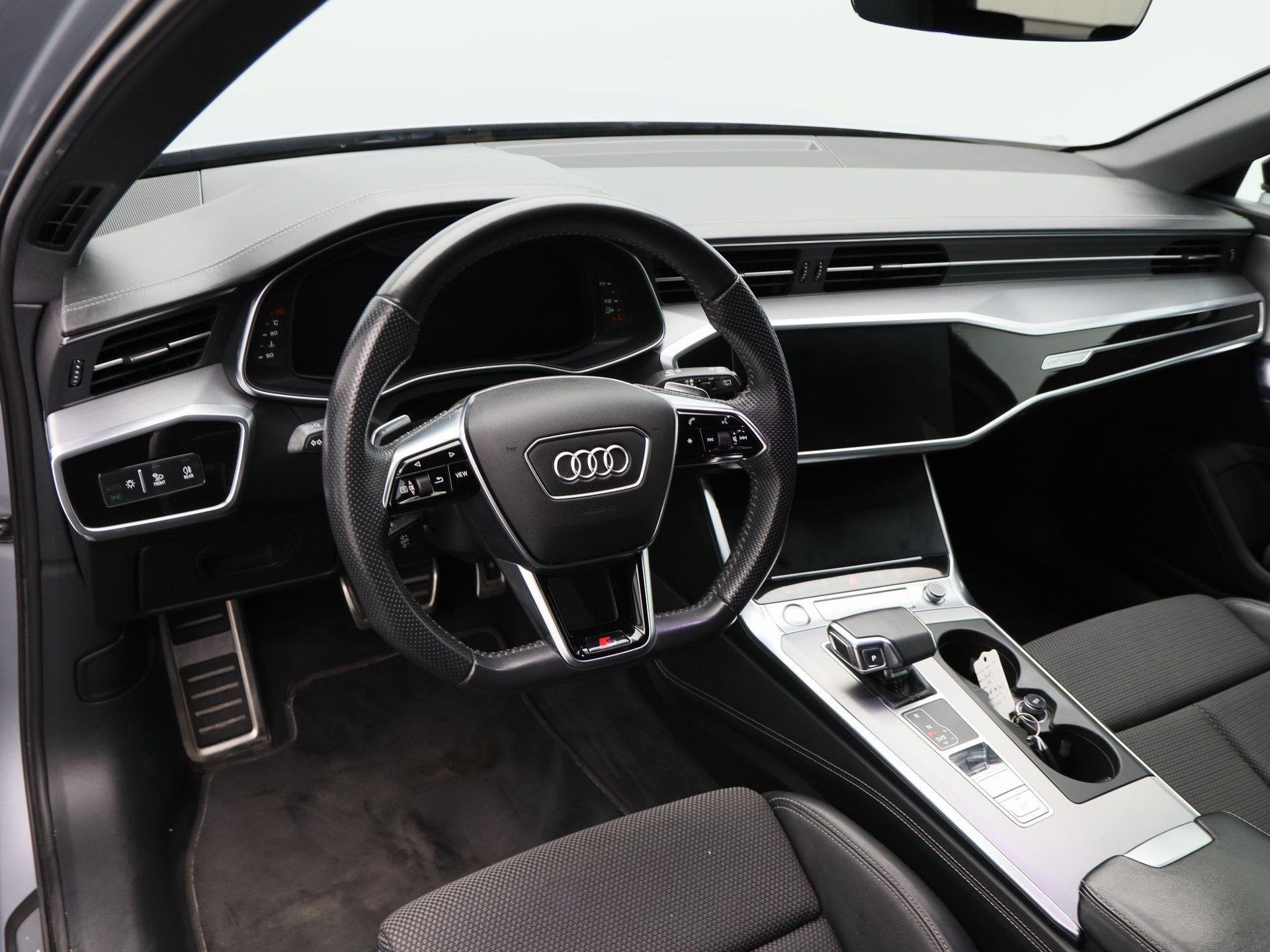 Audi A6 Avant 40 TDi 204 Pk Automaat Sport Launch edition Sp, Auto's, Dealer onderhouden, Gebruikt, 2000 kg, Leder en Stof