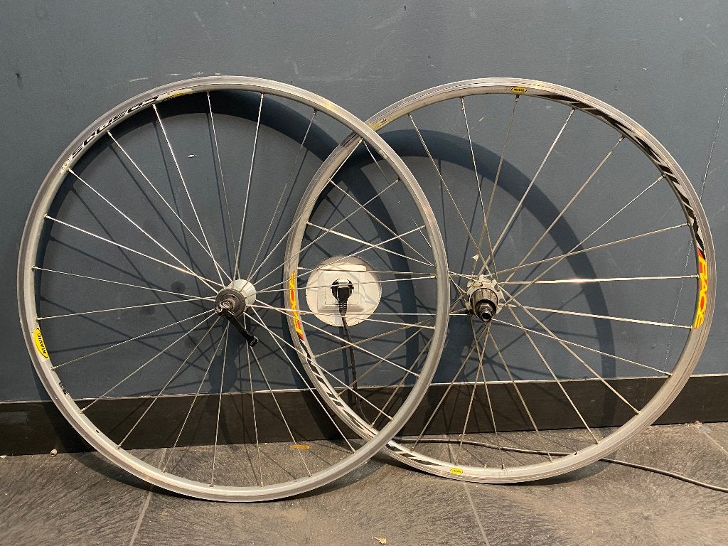 Mavic Wielset Velgrem zilver - Ksyrium - Cosmos, Fietsen en Brommers, Fietsonderdelen, Gebruikt, Aluminium, Mavic, Racefiets