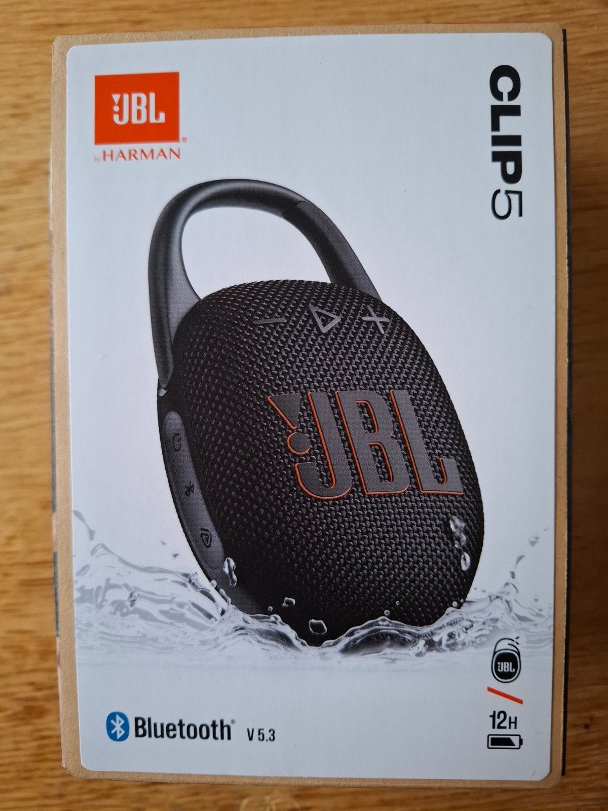 JBL Clip 5 Draagbare Bluetooth Speaker - Nieuw in Doos, Audio, Tv en Foto, JBL, Nieuw, Draagbare speaker, Minder dan 60 watt