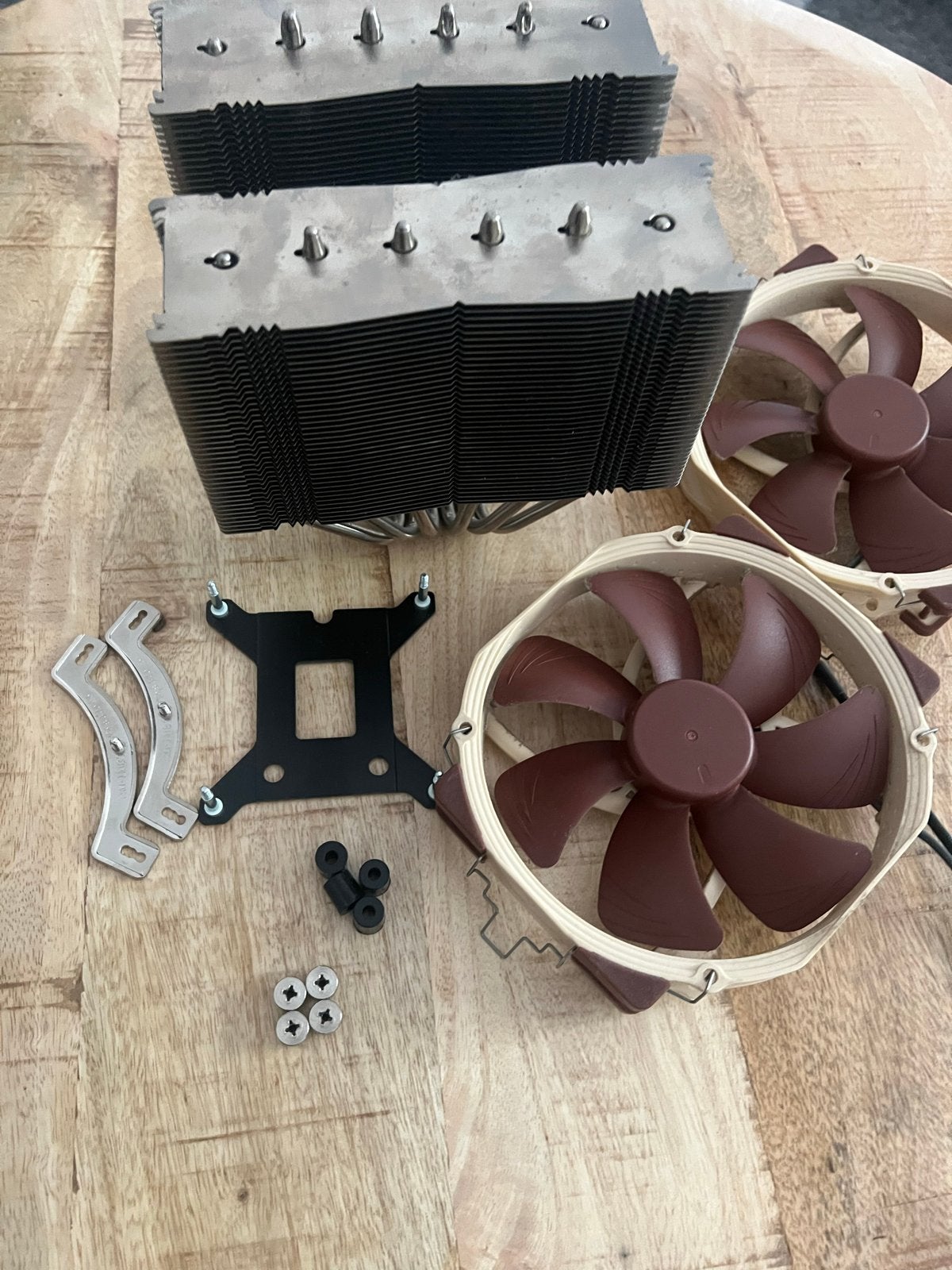Noctua NH-D15 CPU-koeler met 2x NF-A15 fans, Ophalen of Verzenden, Gebruikt, Luchtkoeling