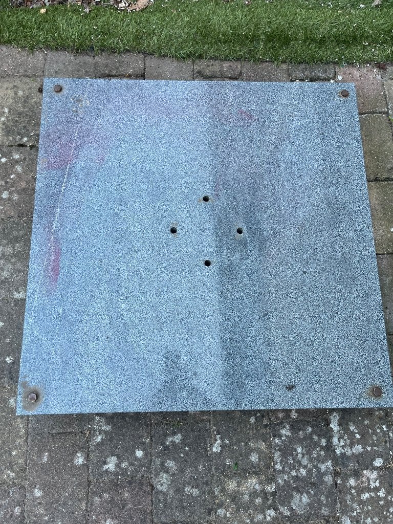 Parasolvoet zware kwaliteit, Ophalen of Verzenden, Gebruikt, Minder dan 1 meter, Parasolvoet