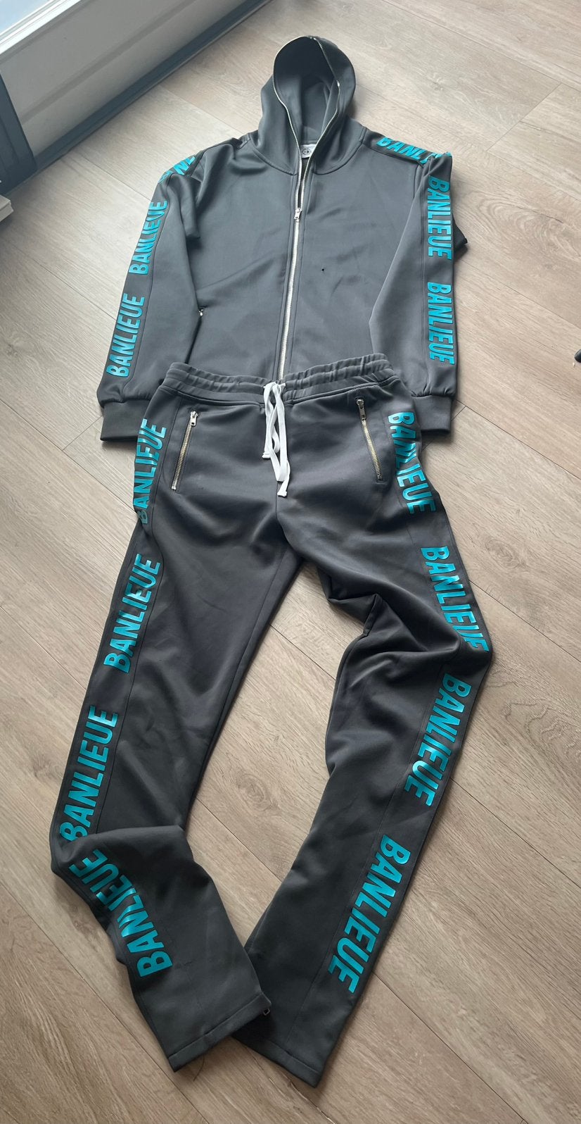 Banlieue trainingspak, Kleding | Heren, Ophalen of Verzenden, Gedragen, Grijs, Algemeen