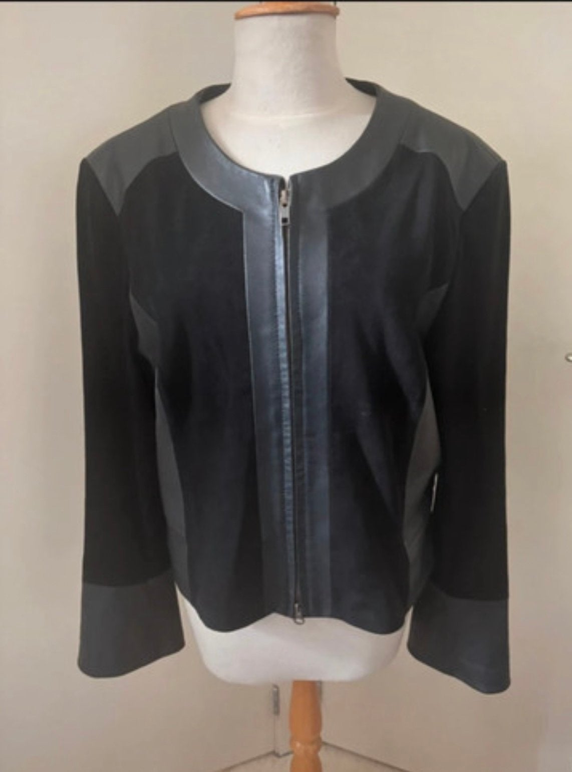 Rino&pelle leren jas leer maat 46, Verzenden, Zo goed als nieuw, Maat 46/48 (XL) of groter, Zwart