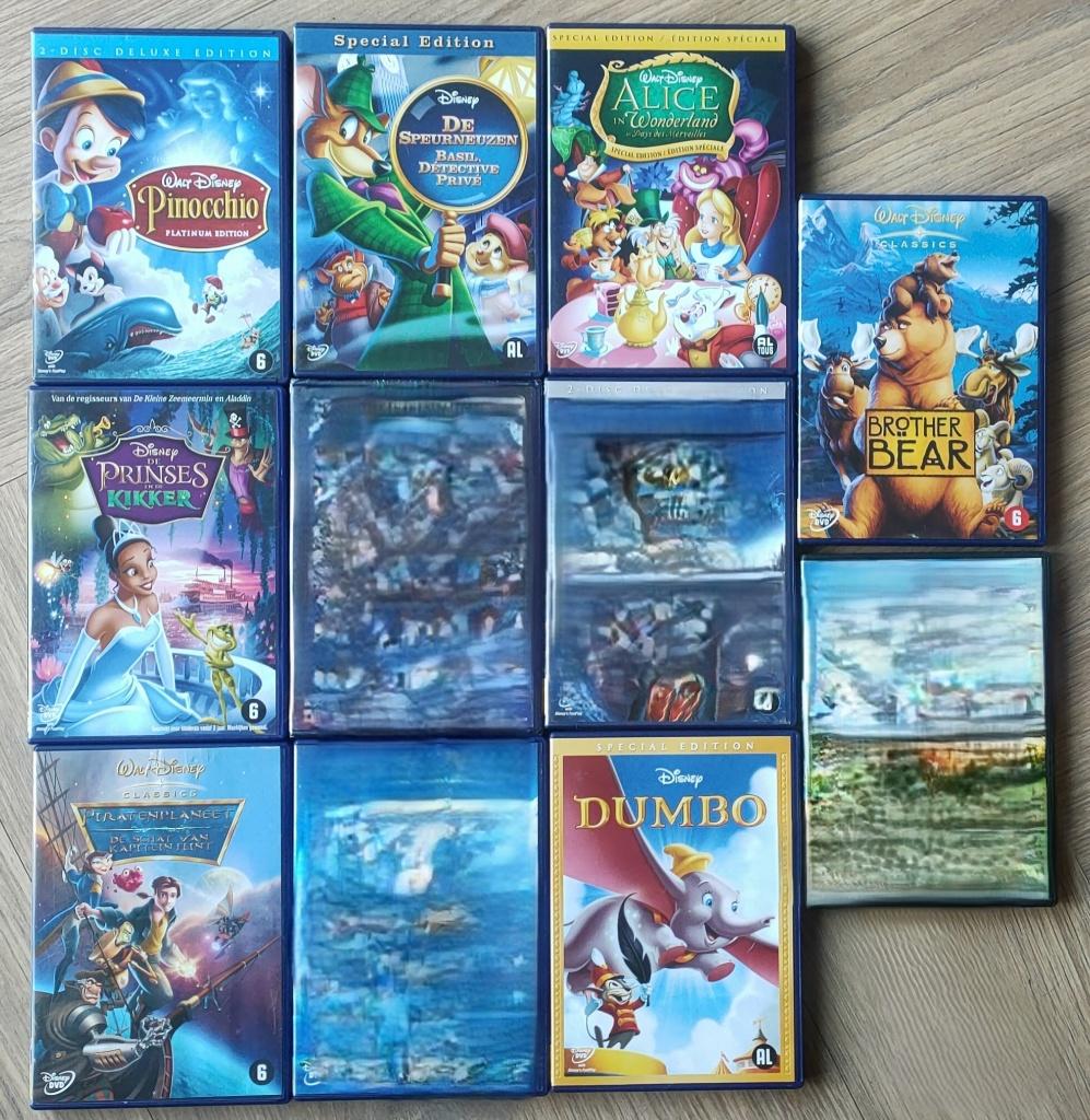 Disney dvd's met nummer 2,50 p/s, Cd's en Dvd's, Dvd's | Tekenfilms en Animatie, Europees, Tekenfilm, Alle leeftijden, Ophalen of Verzenden