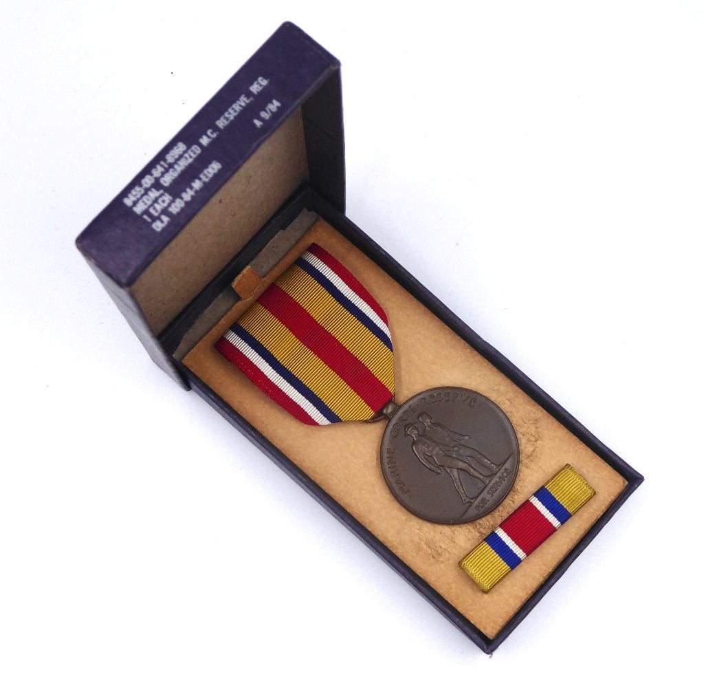 US Cased Selected Marine Corps Reserve Medal, Verzenden, Landmacht, Amerika, Lintje, Medaille of Wings