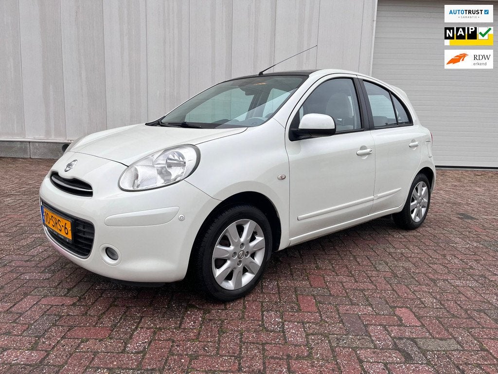 Nissan Micra 1.2 DIG-S Tekna panorama dak airco navigatie 5, Voorwielaandrijving, Euro 5, 1198 cc, Handgeschakeld