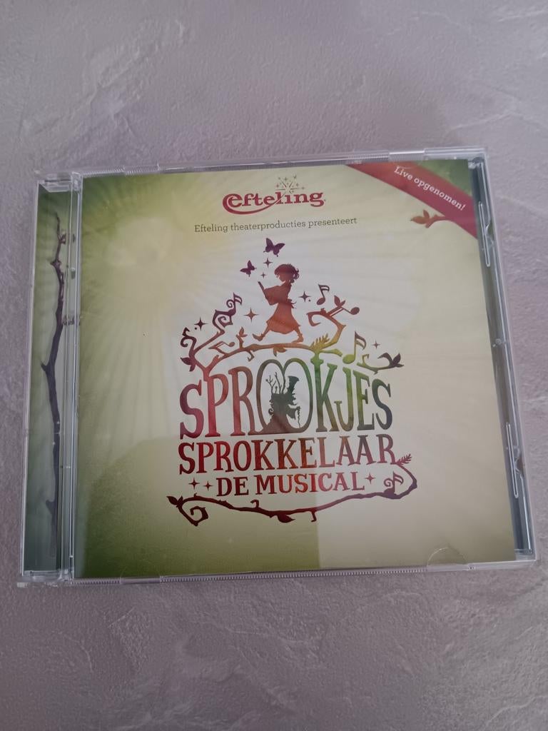 Efteling cd de sprookjes sprokkelaar de musical (nieuw), Ophalen of Verzenden