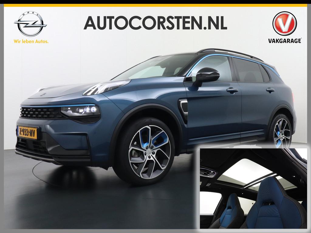 Lynk & Co 01 1.5 PHEV AUT-7 261pk Pano-Schuifdak Lmv 20" 360, Auto's, Lynk & Co, Stof, Blauw, 120 €/maand, Bedrijf