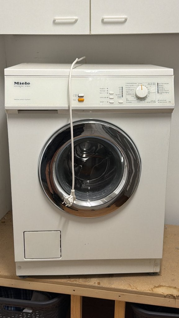 Miele wasmachine, Ophalen, Gebruikt, Voorlader, 85 tot 90 cm
