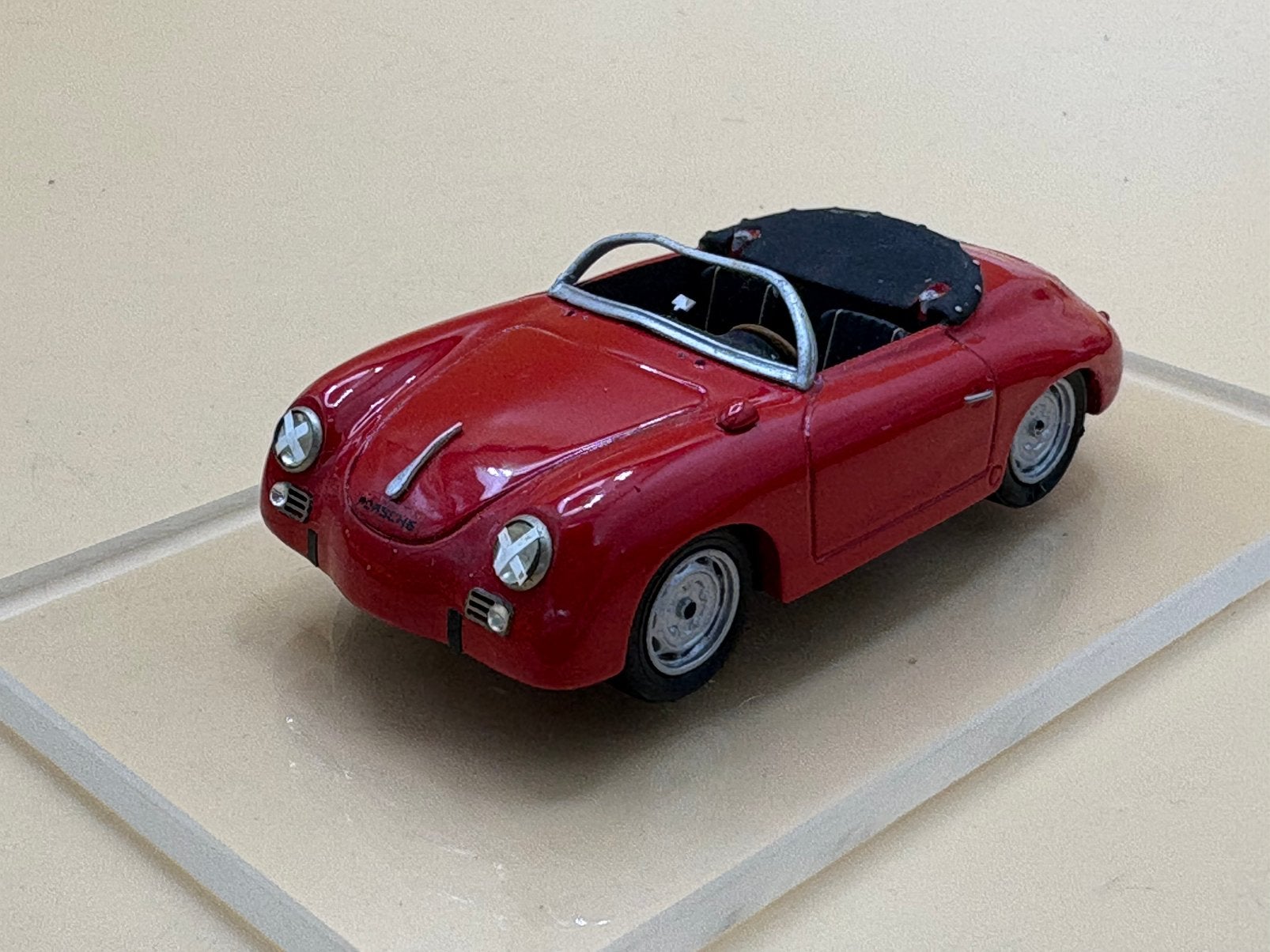 Porsche 356 Carrera Roadster 1:43 Future Models handgebouwd, Ophalen of Verzenden, Gebruikt, Auto, Overige merken