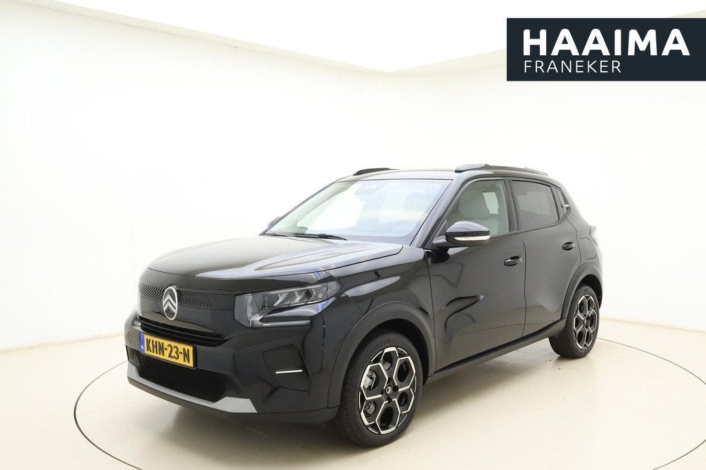 Citroen Ë-C3 Max 113pk 44 kWh | Navigatie | Climate Control, Auto's, Citroën, Gebruikt, Zwart, Leder en Stof, 320 km