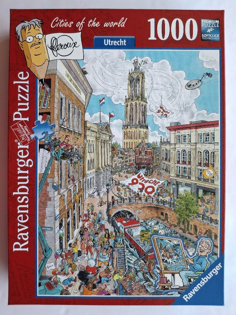 Utrecht, Cities of the World!, Ophalen of Verzenden, 500 t/m 1500 stukjes, Zo goed als nieuw, Legpuzzel