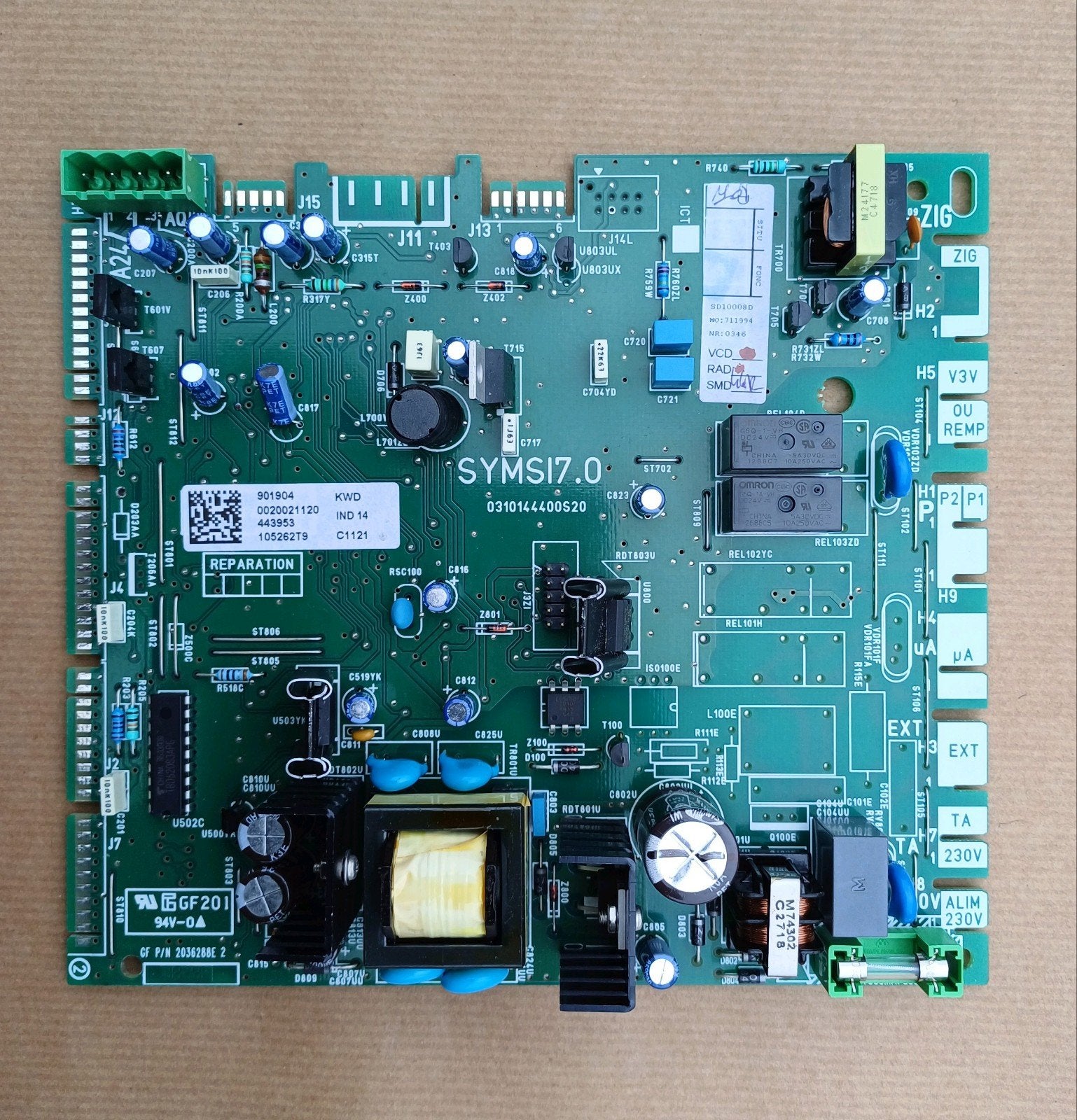 AWB / Vaillant besturingsprint SYMSI7.0, Ophalen of Verzenden, Gebruikt