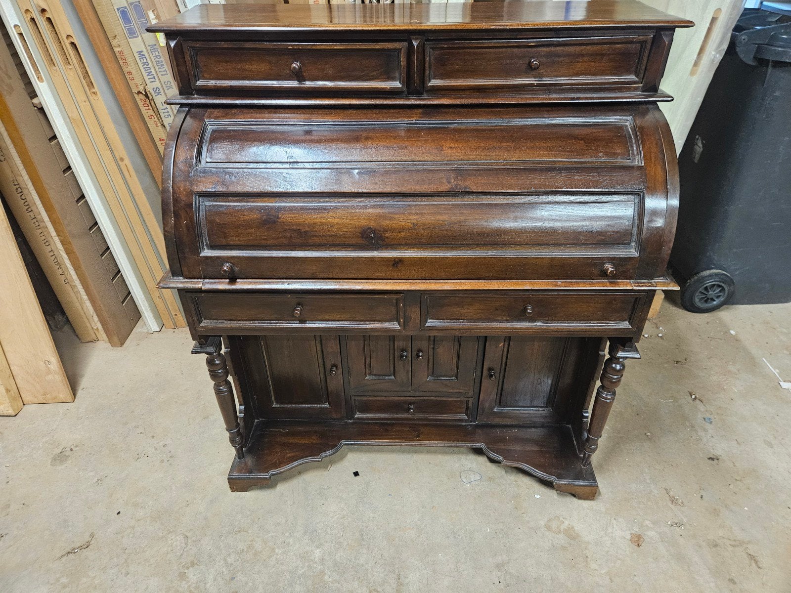 Antiek secretaire 105x55x116cm, Ophalen, Gebruikt, Onbekend, Onbekend