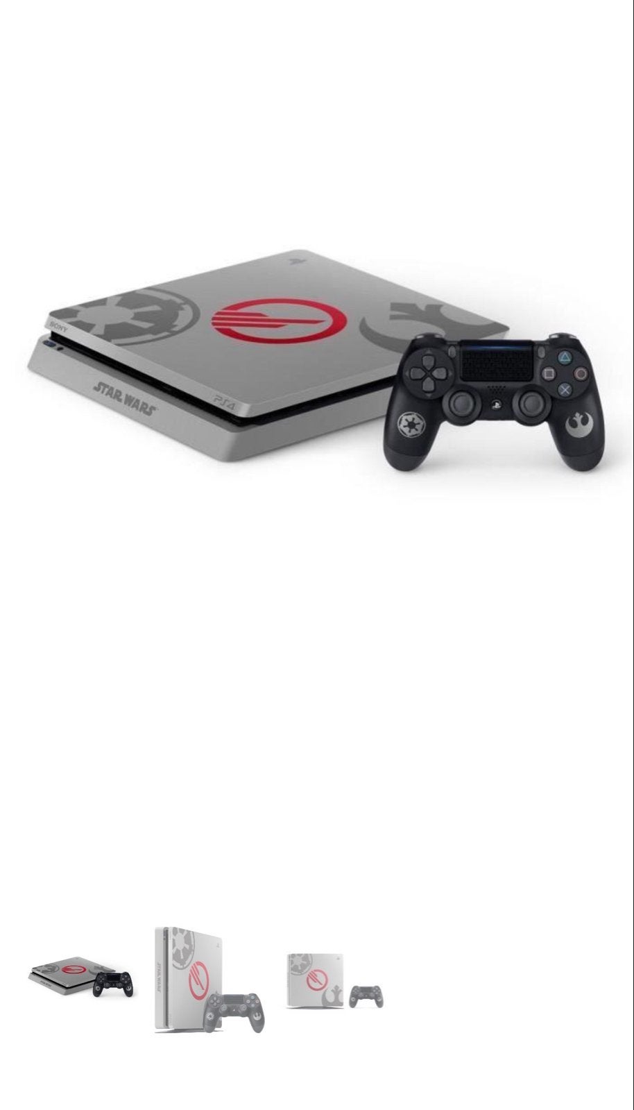 Playstation 4 512 GB Star Wars Battlefront 2 editie, Ophalen of Verzenden, Met 1 controller, Slim, 500 GB