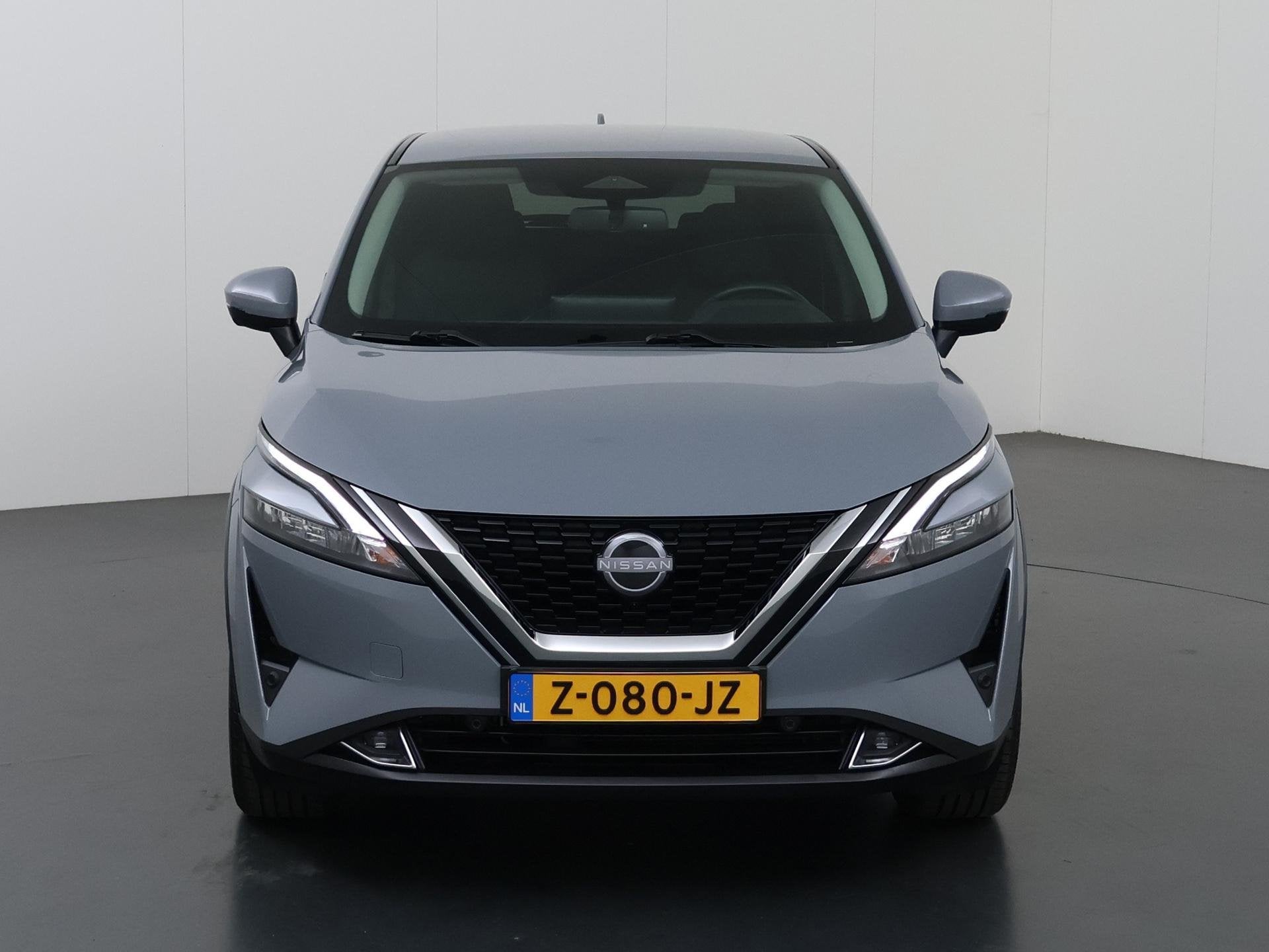 Nissan Qashqai 1.3 MHEV Tekna | Navigatie | 360 Camera | DAB, Auto's, Euro 6, Leder en Stof, Grijs, Automatische klimaatregeling