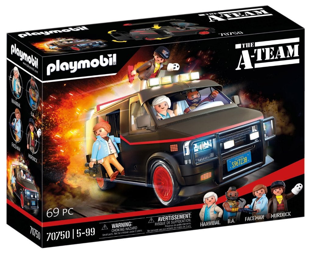 PLAYMOBIL Cars 70750 De A-Team bus 69 delig, Complete set, Voertuig, Nieuw, Ophalen of Verzenden