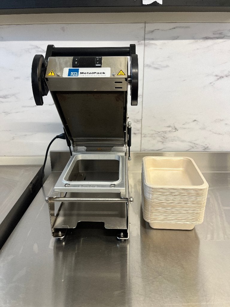 Topsealmachine Metalpack type 190 inclusief mal & toebehoren, Ophalen, Zo goed als nieuw