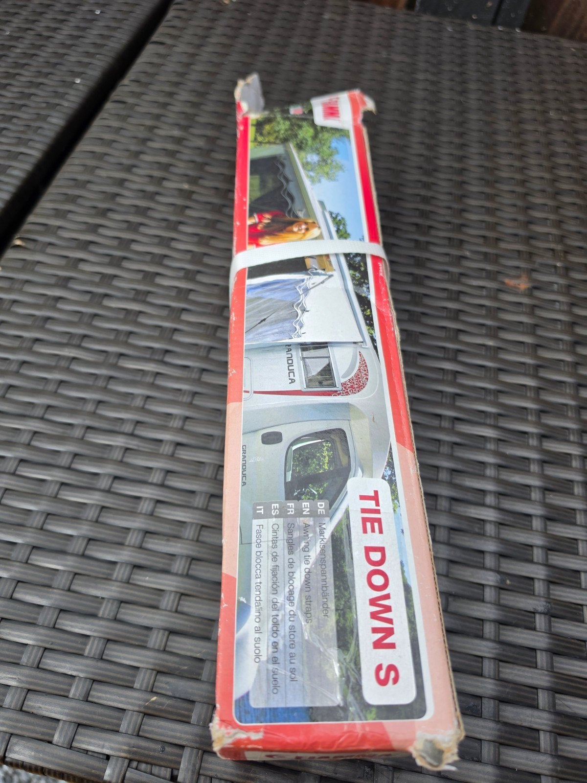 Fiamma Stormband Set voor Luifel (mist 1 grote haring), Caravans en Kamperen, Caravan accessoires, Ophalen of Verzenden, Gebruikt