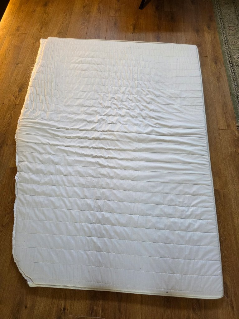 2 topper voor frans bed, 2 verschillende maten, Gebruikt, Tweepersoons, Matras, 200 cm