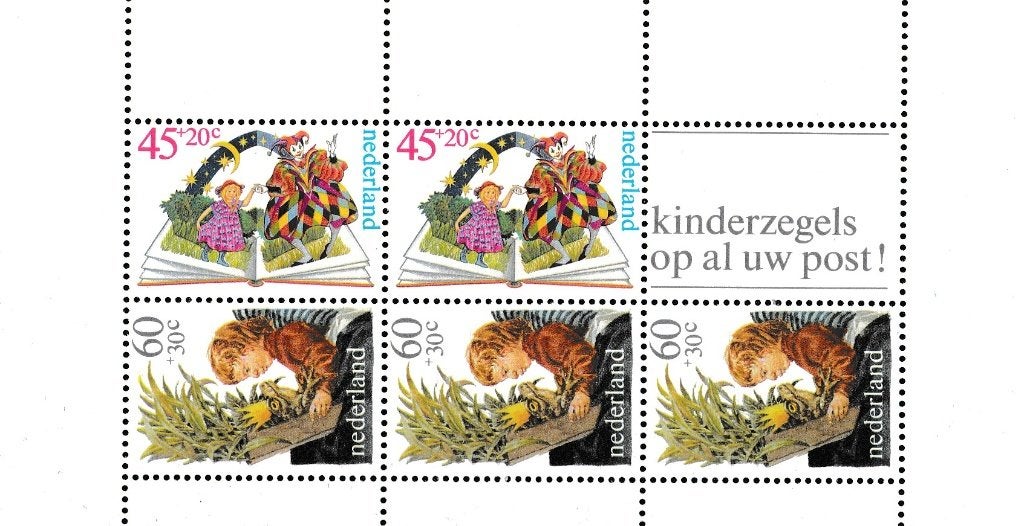 Kinderzegels, kinderen en boeken – MNH – NVPH 1214, Verzenden, Na 1940, Postfris