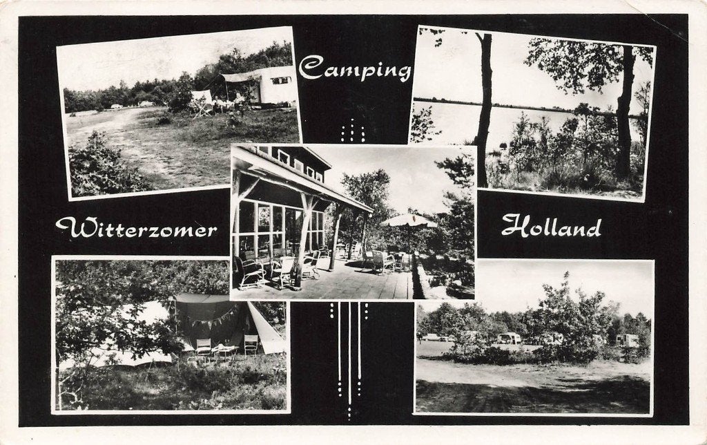 Camping Witterzomer, Assen, Ophalen of Verzenden, 1960 tot 1980, Gelopen, Drenthe