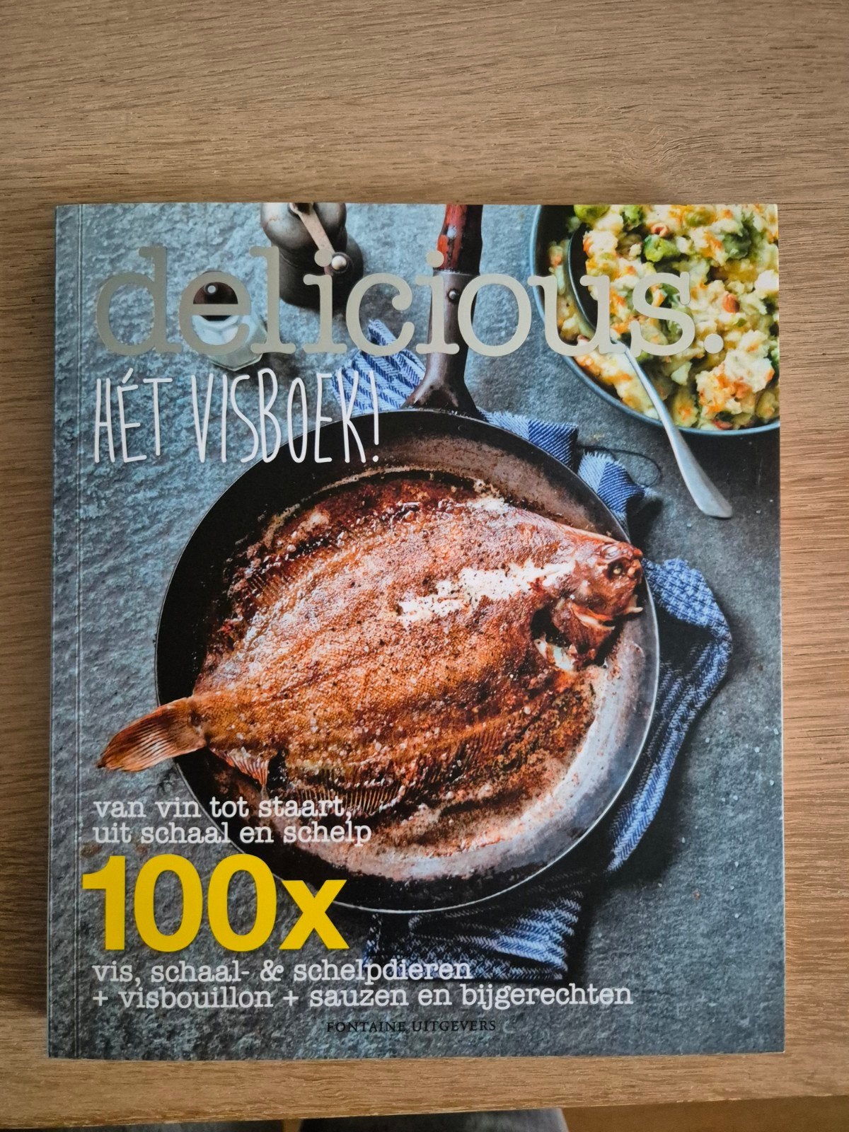 Delicious Hét Visboek! 100x vis, schaal- & schelpdieren, Hoofdgerechten, Delicious, Ophalen of Verzenden, Zo goed als nieuw