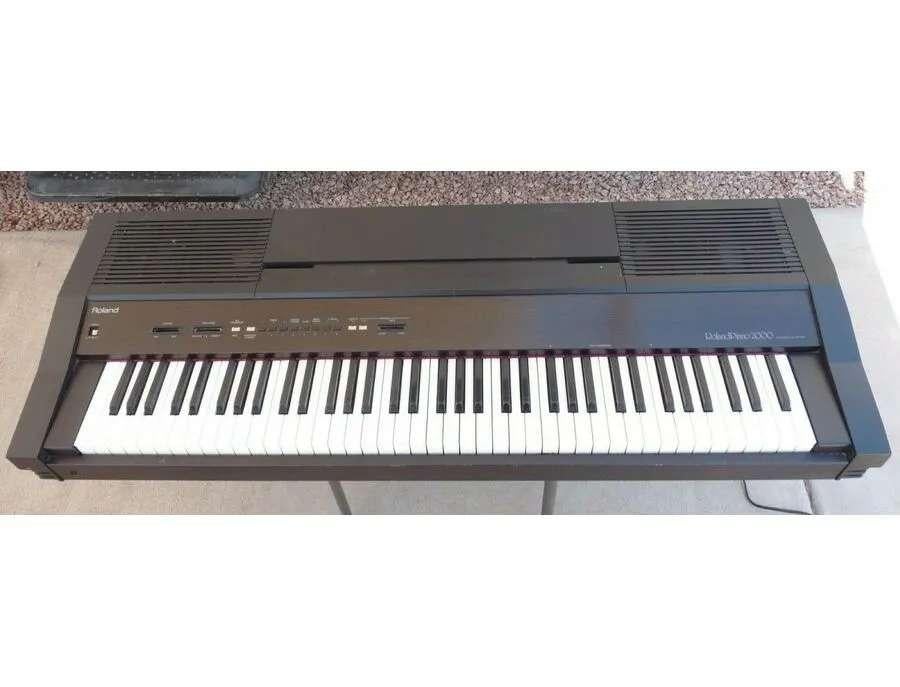 piano Roland HP-2000 vintage 1980, Ophalen of Verzenden, Zo goed als nieuw, Zwart