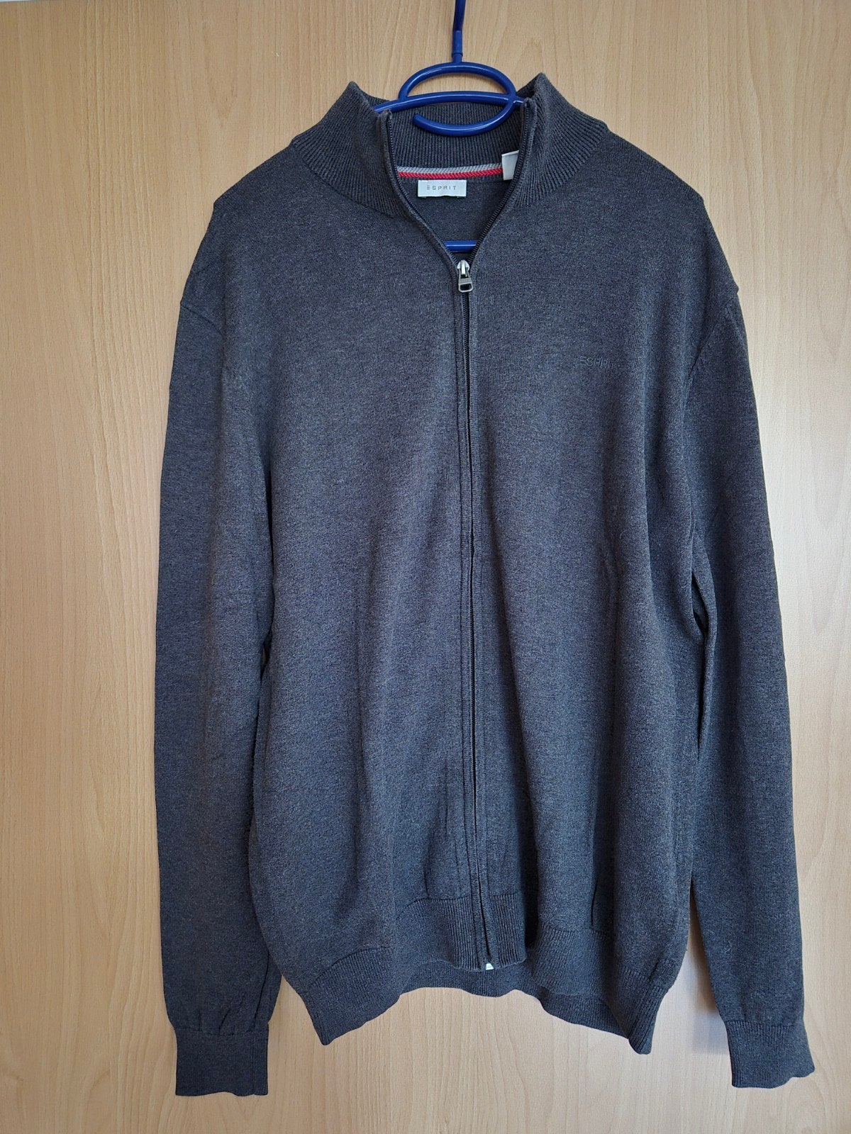 Esprit heren vest met rits - Maat L, Maat 52/54 (L), Ophalen of Verzenden, Esprit, Grijs