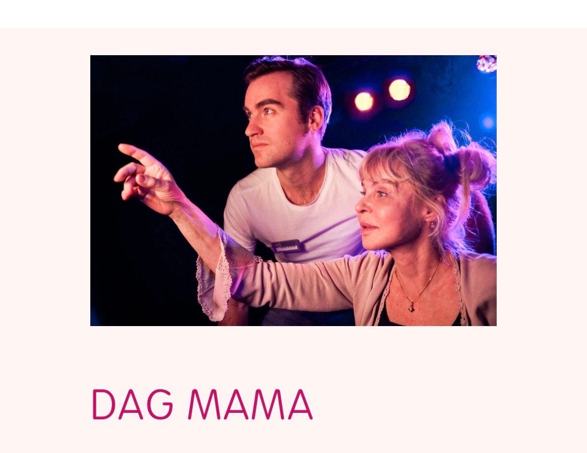 2 tickets voorstelling; dag mama in Amersfoort 10 juni, Twee personen, Juni, Toneel