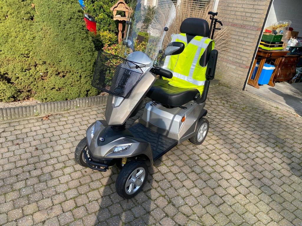 Nette Kymco Maxer scootmobiel – slechts 909 km –  (4 wielen), Ophalen, Zo goed als nieuw