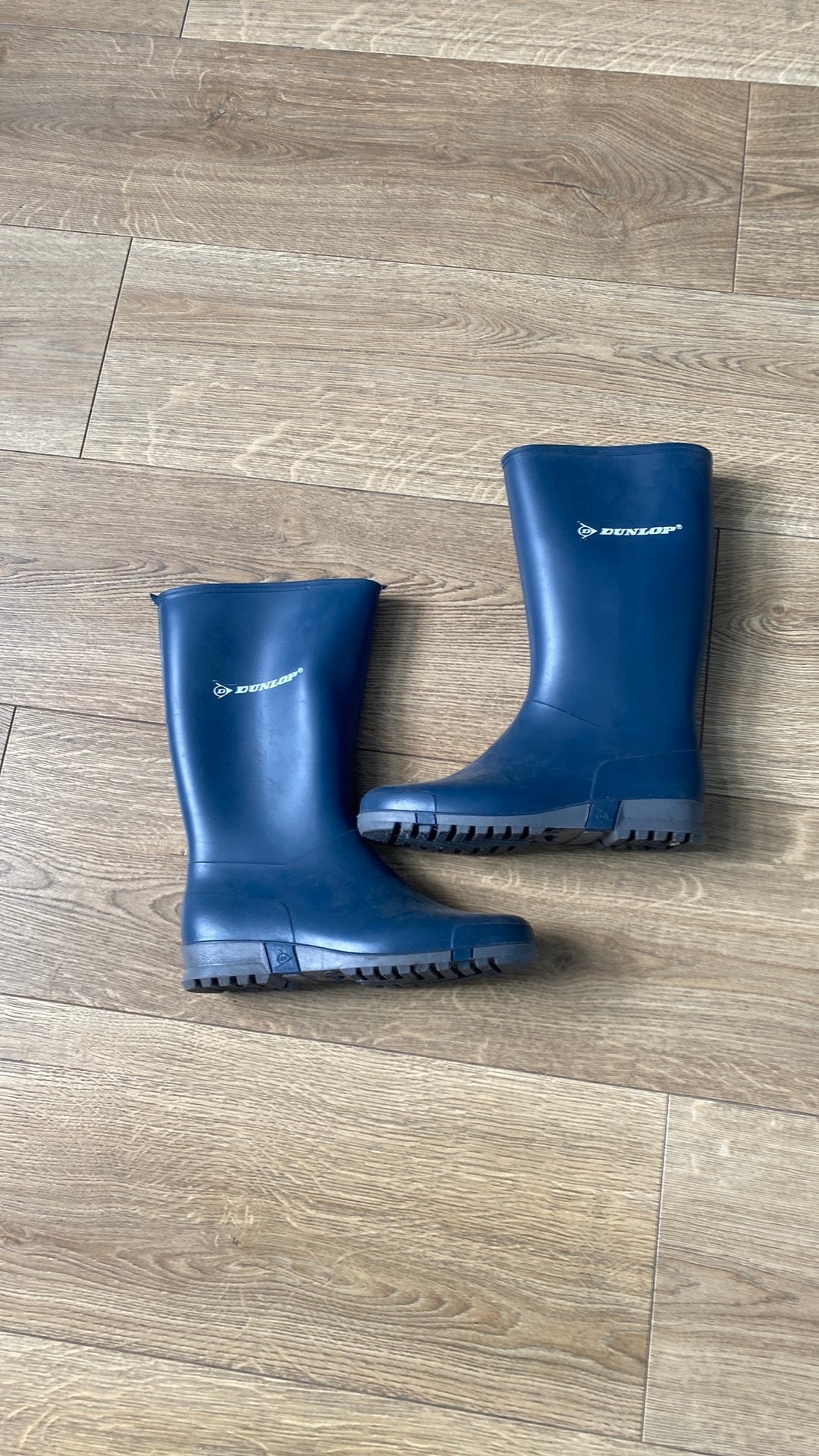 Dunlop donker blauwe laarzen maat 36, Ophalen, Gebruikt, Jongen of Meisje, Laarzen