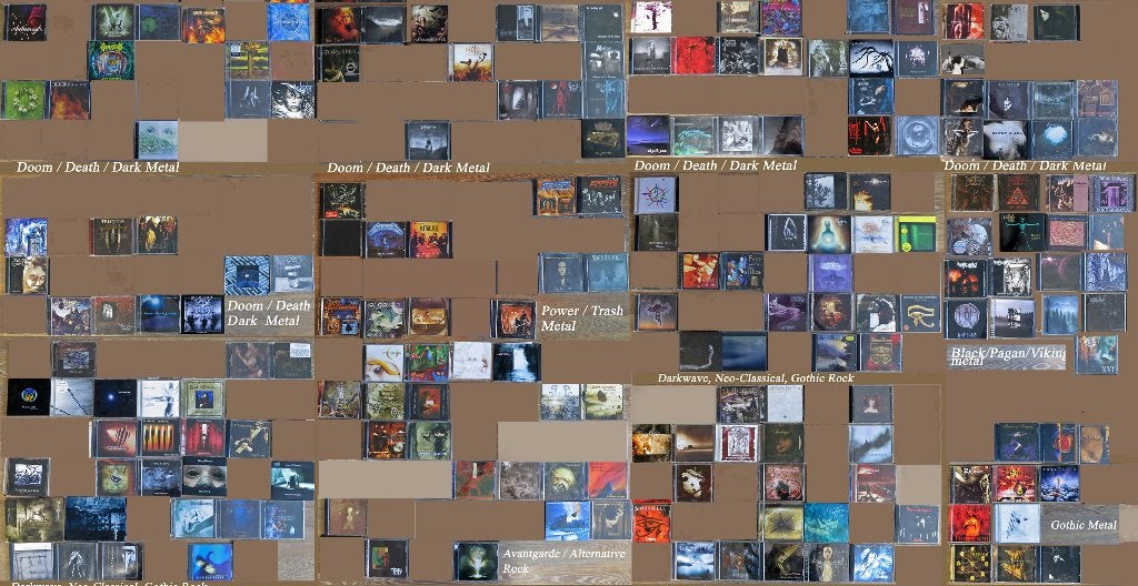 CD's van diverse genres: rock/metal, gothic/darkwave..., Cd's en Dvd's, Ophalen of Verzenden, Zo goed als nieuw, Rock
