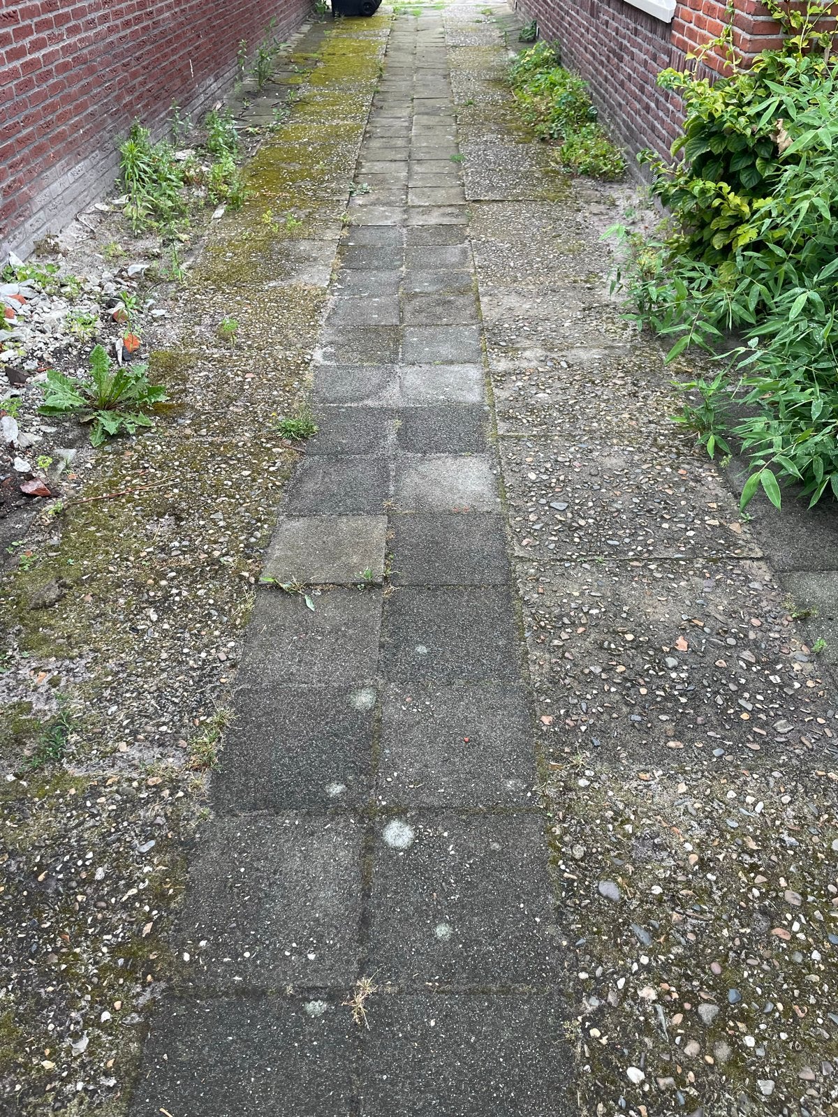 Grindtegels en tegels gratis af te halen (ca. 45m2), Ophalen, Gebruikt, 10 m² of meer, Grind