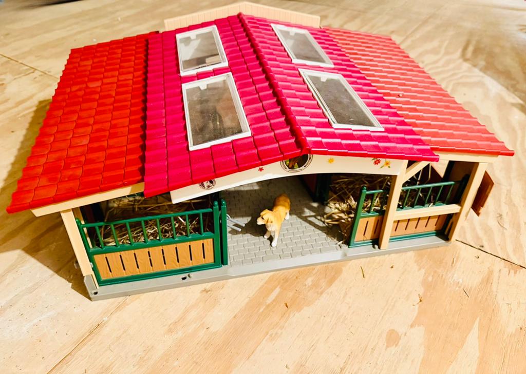 Schleich paardenstal, Ophalen of Verzenden, Zo goed als nieuw, Jongen of Meisje