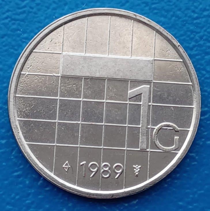 1 gulden 1989 - Beatrix, Verzenden, Koningin Beatrix, 1 gulden, Losse munt