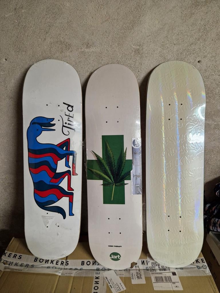 Decks || Nieuw || Tired || Fucking Awesome || Jart, Ophalen of Verzenden, Nieuw, Skateboard