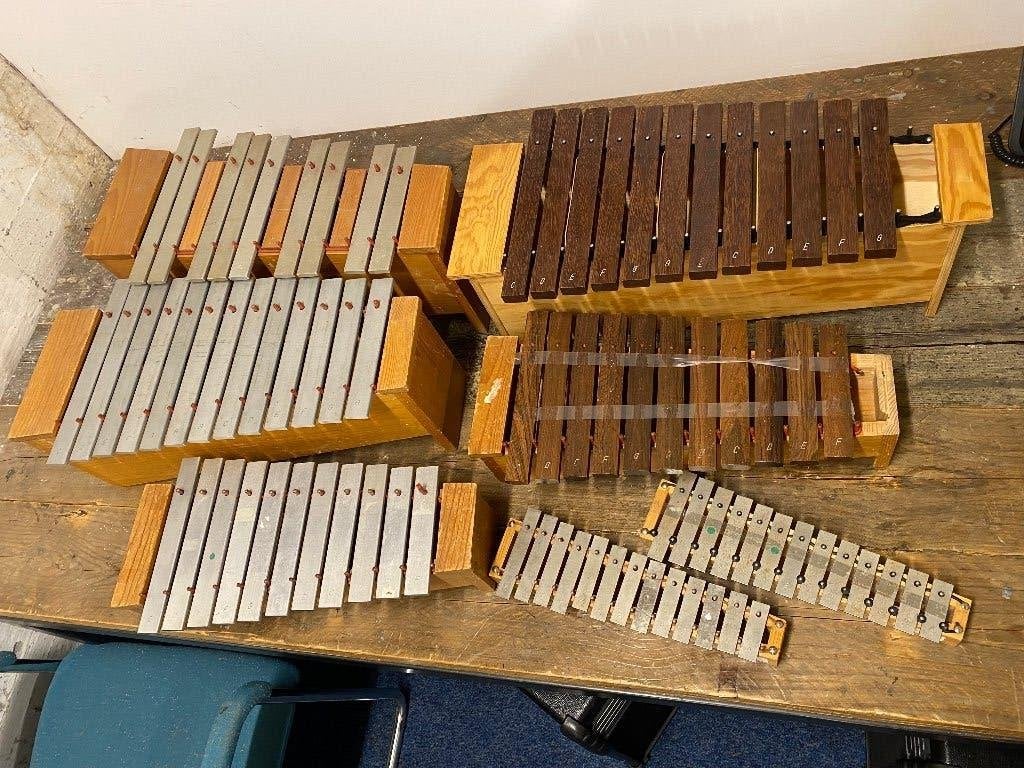 5 xylofoon's, Muziek en Instrumenten, Ophalen of Verzenden, Gebruikt