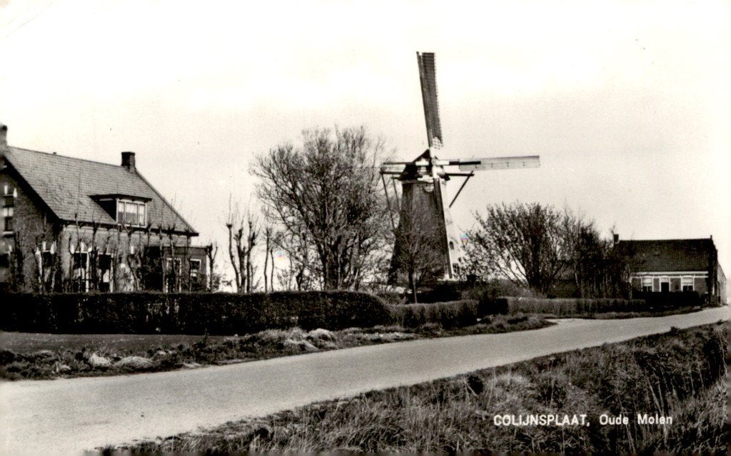 Colijnsplaat Oude Molen # 989, Verzenden, 1960 tot 1980, Gelopen, Zeeland