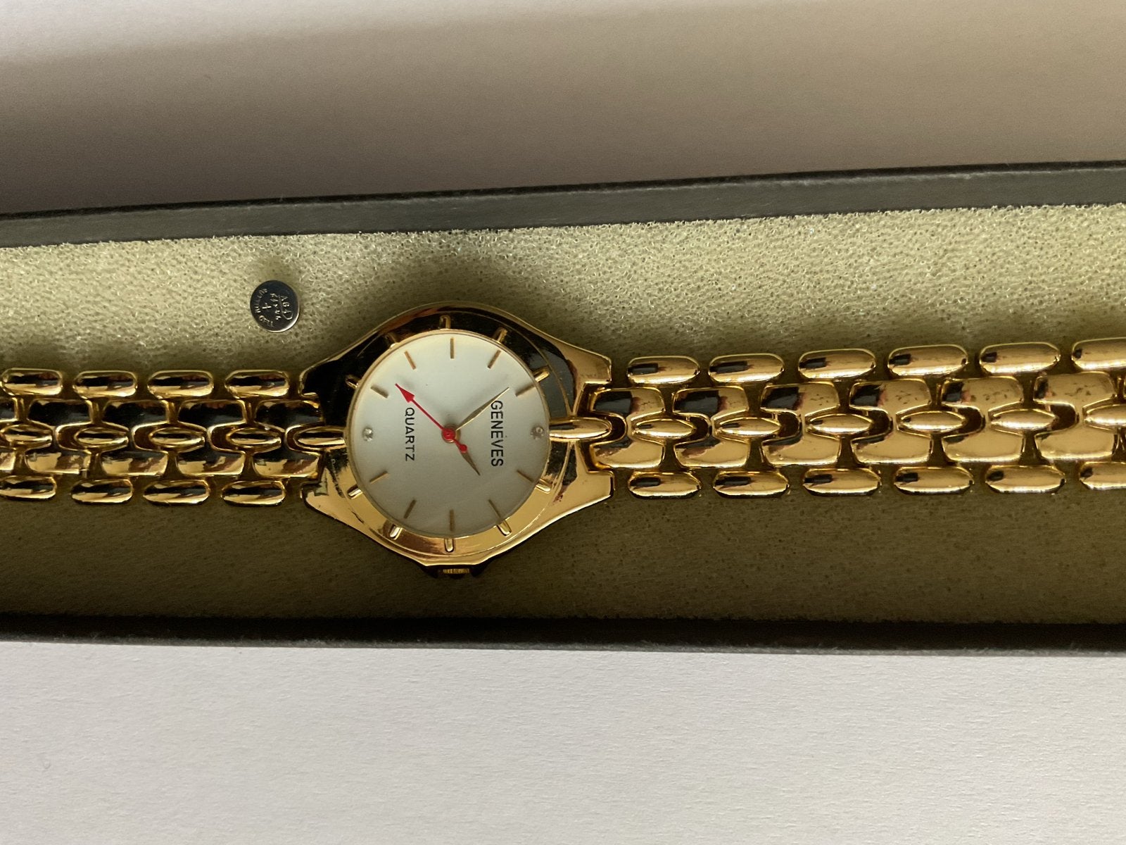 Geneves Quartz Dameshorloge - Juwelier-Edition, Overige merken, Overige materialen, Polshorloge, Nieuw
