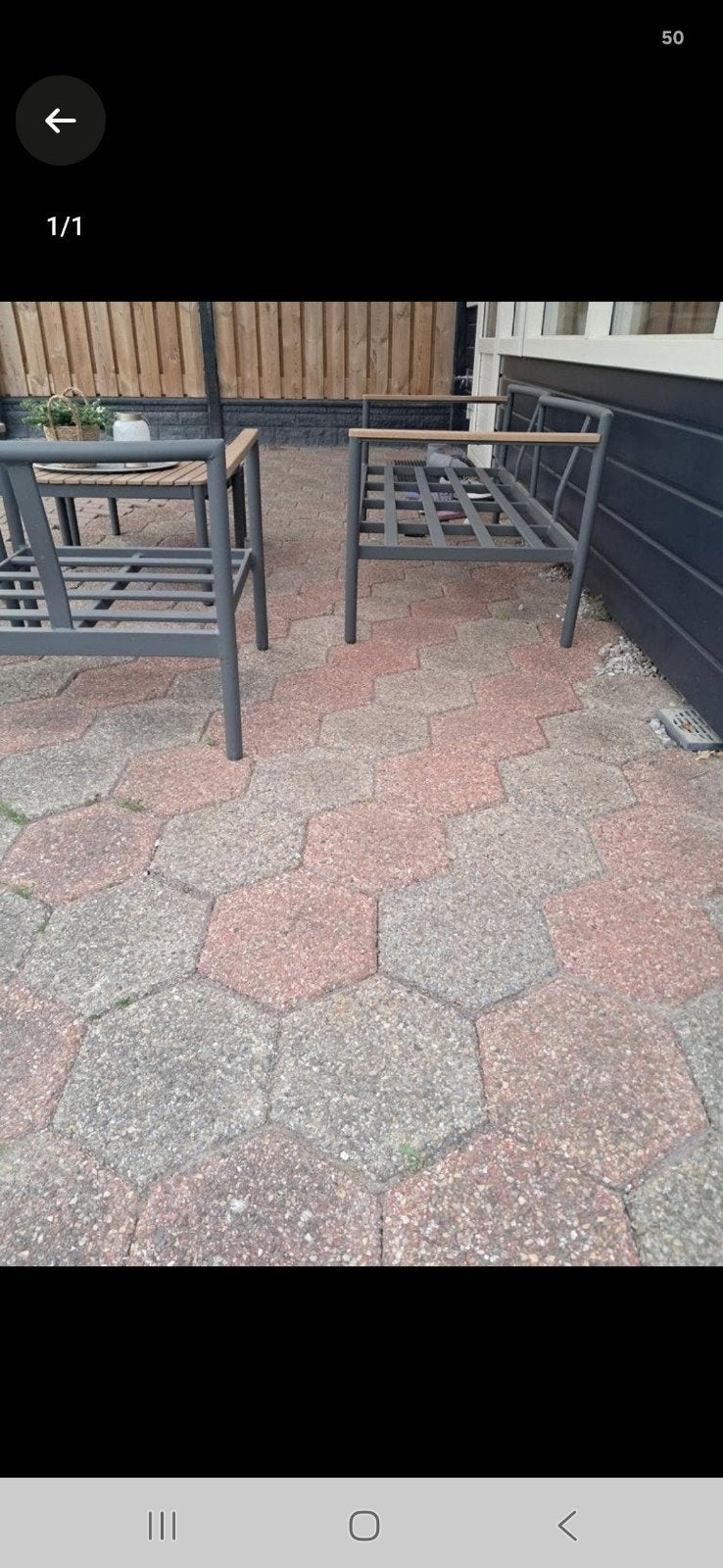 terrastegels 30x 26, Ophalen, Gebruikt, Beton, Terrastegels